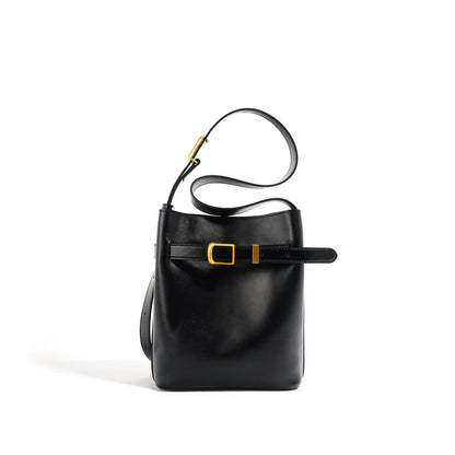 Li Ji | Original handmade genuine leather | Three-dimensional soft and simple small square bag No. W9306