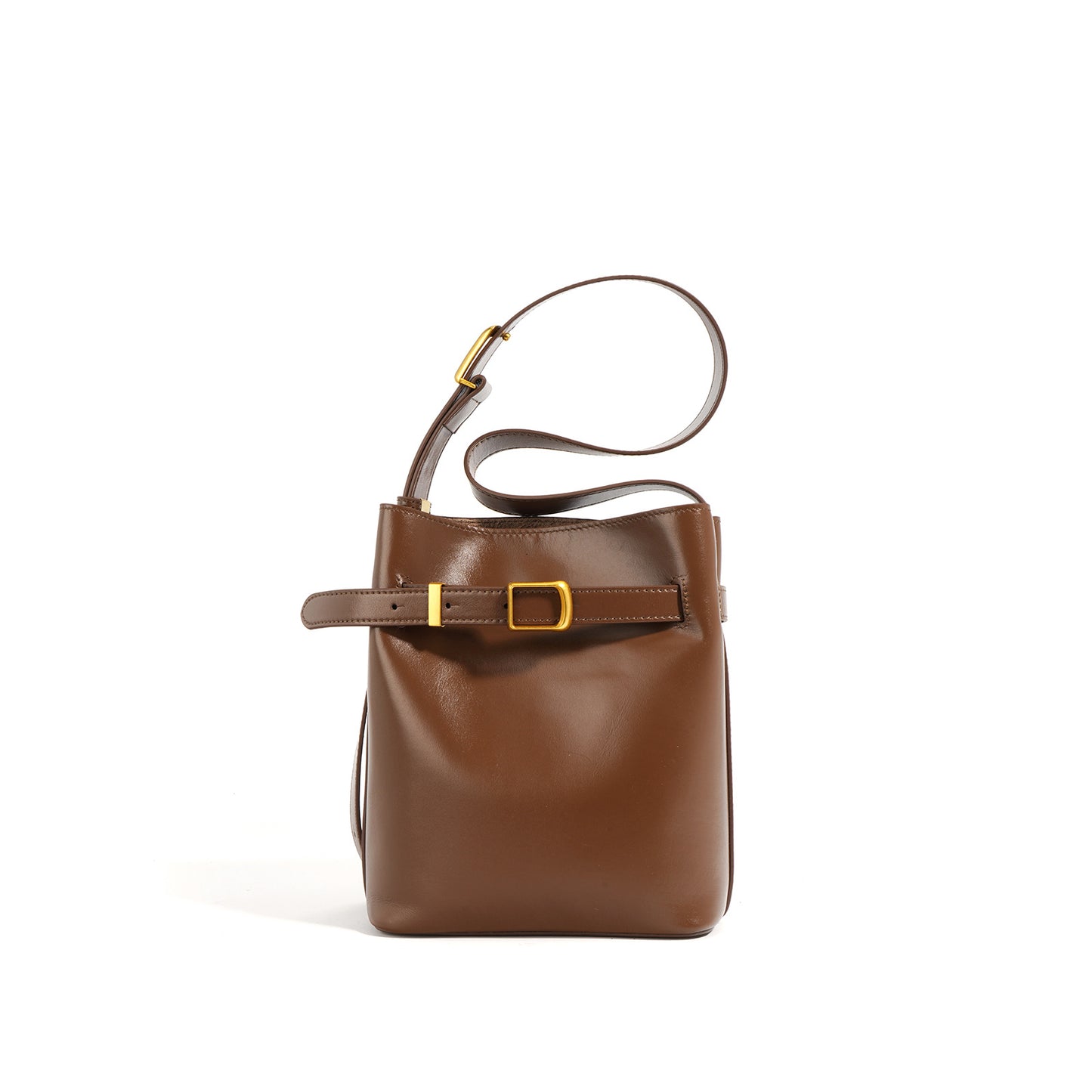 Li Ji | Original handmade genuine leather | Three-dimensional soft and simple small square bag No. W9306