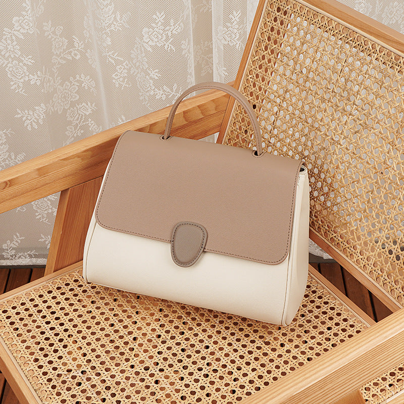 Li Ji | Original handmade leather | Recommended by craftsmen and simple texture handbag No. X6180A