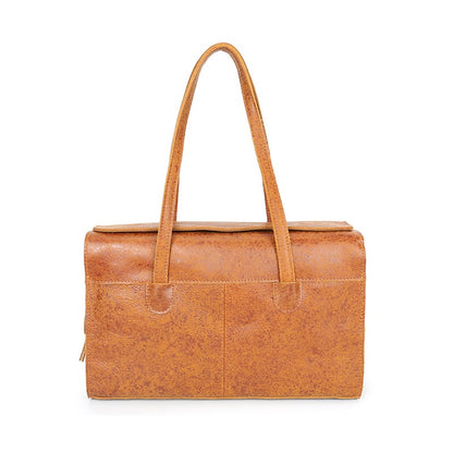 Li Ji | Original handmade genuine leather | Gender-neutral first-layer cowhide satchel YD8171 