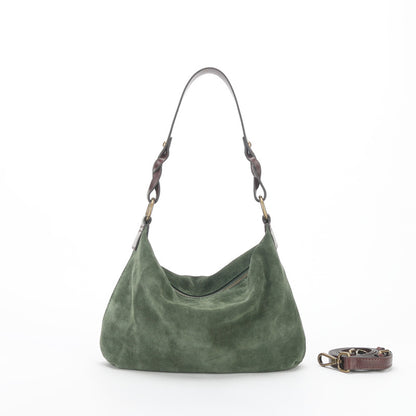 Li Ji | Original handmade leather | Good quality baguette bag with matte texture Z2007 