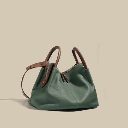 Li Ji | Original handmade genuine leather | Simple and exquisite である pillow bag No. i6315