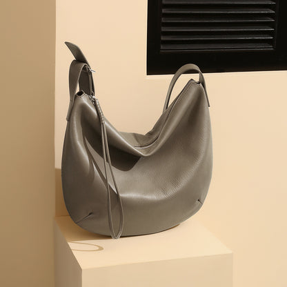 Li Ji | Original handmade genuine leather | First-layer cowhide, soft and hand-made dumpling bag No. jy5510 