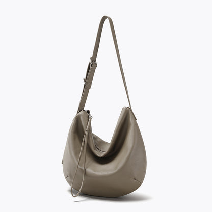 Li Ji | Original handmade genuine leather | First-layer cowhide, soft and hand-made dumpling bag No. jy5510 