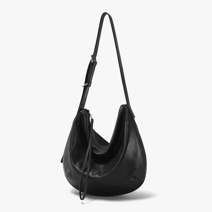 Li Ji | Original handmade genuine leather | First-layer cowhide, soft and hand-made dumpling bag No. jy5510 