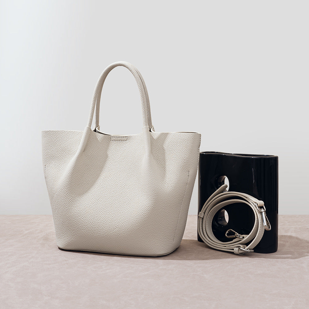 Li Ji | Original handmade genuine leather | First-layer cowhide, simple design, handbag No. JY8911 