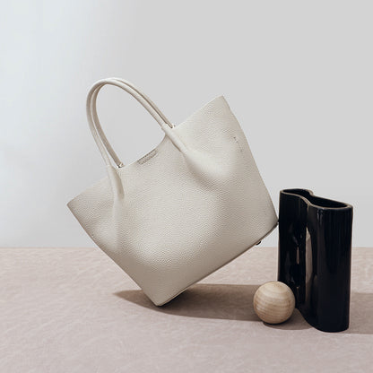 Li Ji | Original handmade genuine leather | First-layer cowhide, simple design, handbag No. JY8911 