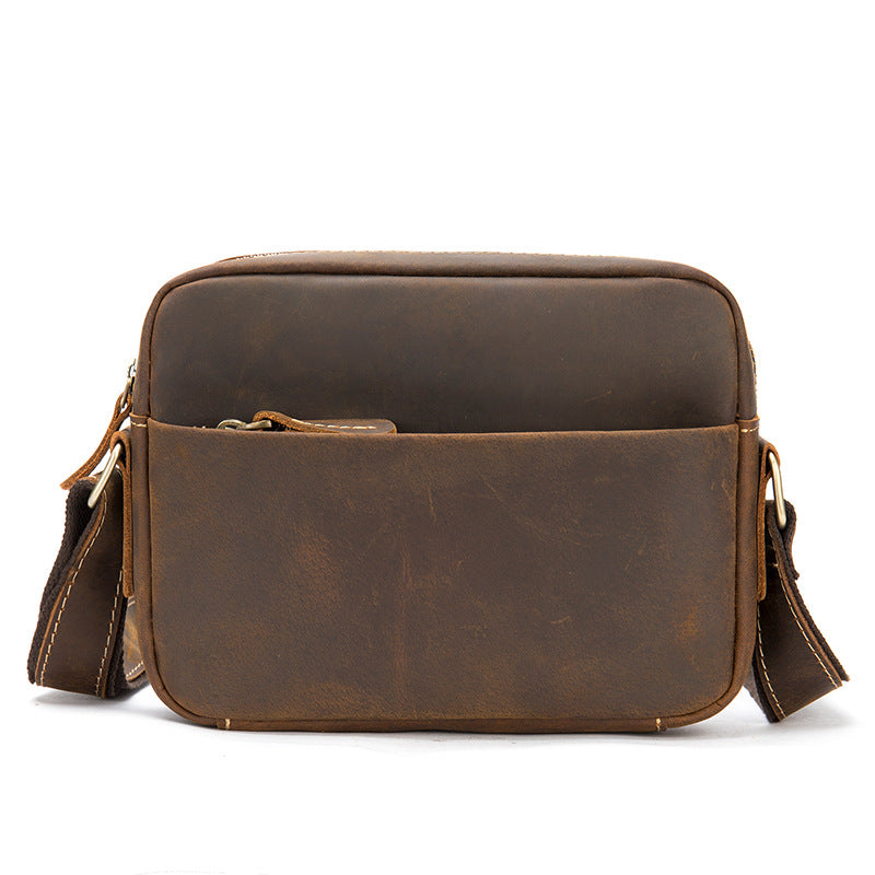 Li Ji | Original leather handmade | Single cowhide crossbody bag simplified version No. 195-8