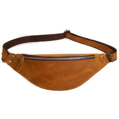 Li Ji | Handmade original | Genuine leather crossbody chest bag No. 6549 