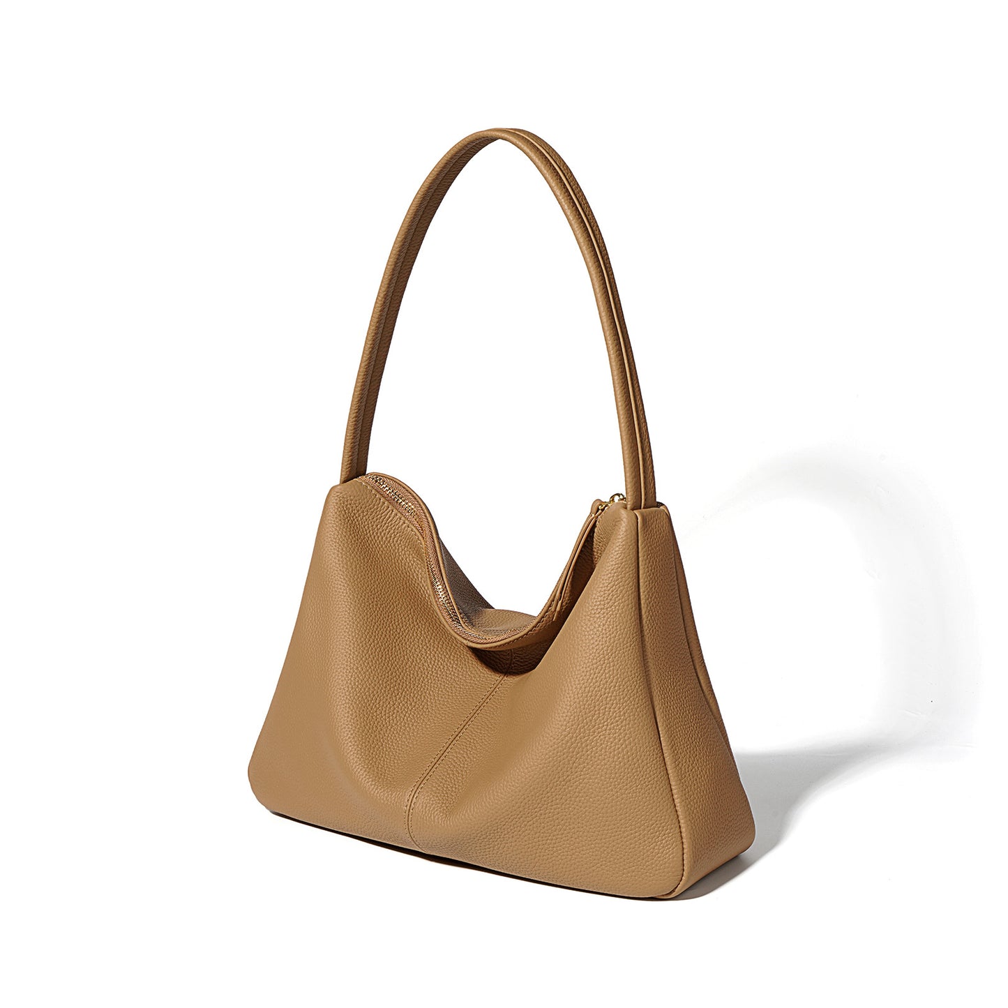 Li Ji | Original handmade genuine leather | French style large togo first layer cow leather armpit bag m6315 