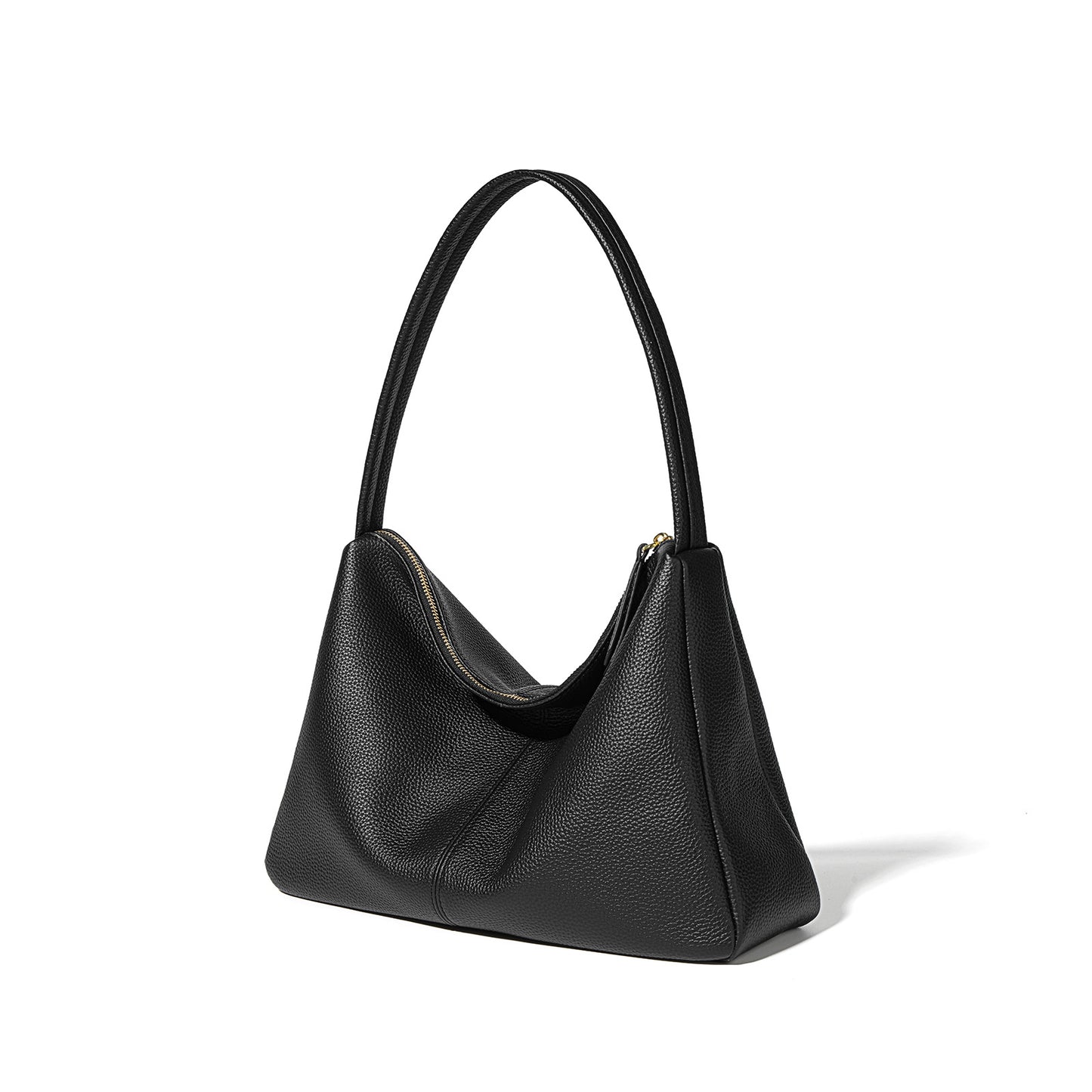 Li Ji | Original handmade genuine leather | French style large togo first layer cow leather armpit bag m6315 