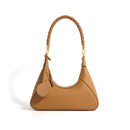 Li Ji | Original handmade genuine leather | High-quality half-moon versatile baguette bag No. m7509 