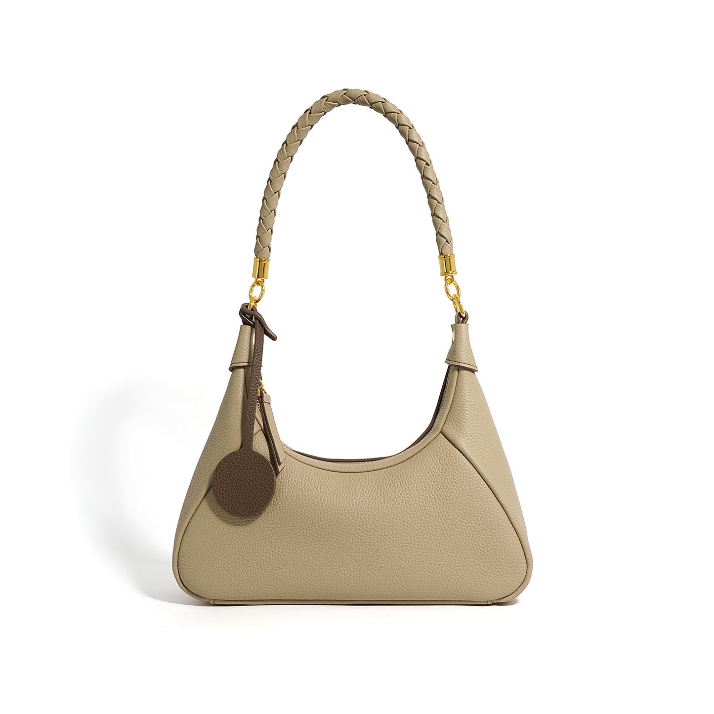 Li Ji | Original handmade genuine leather | High-quality half-moon versatile baguette bag No. m7509 