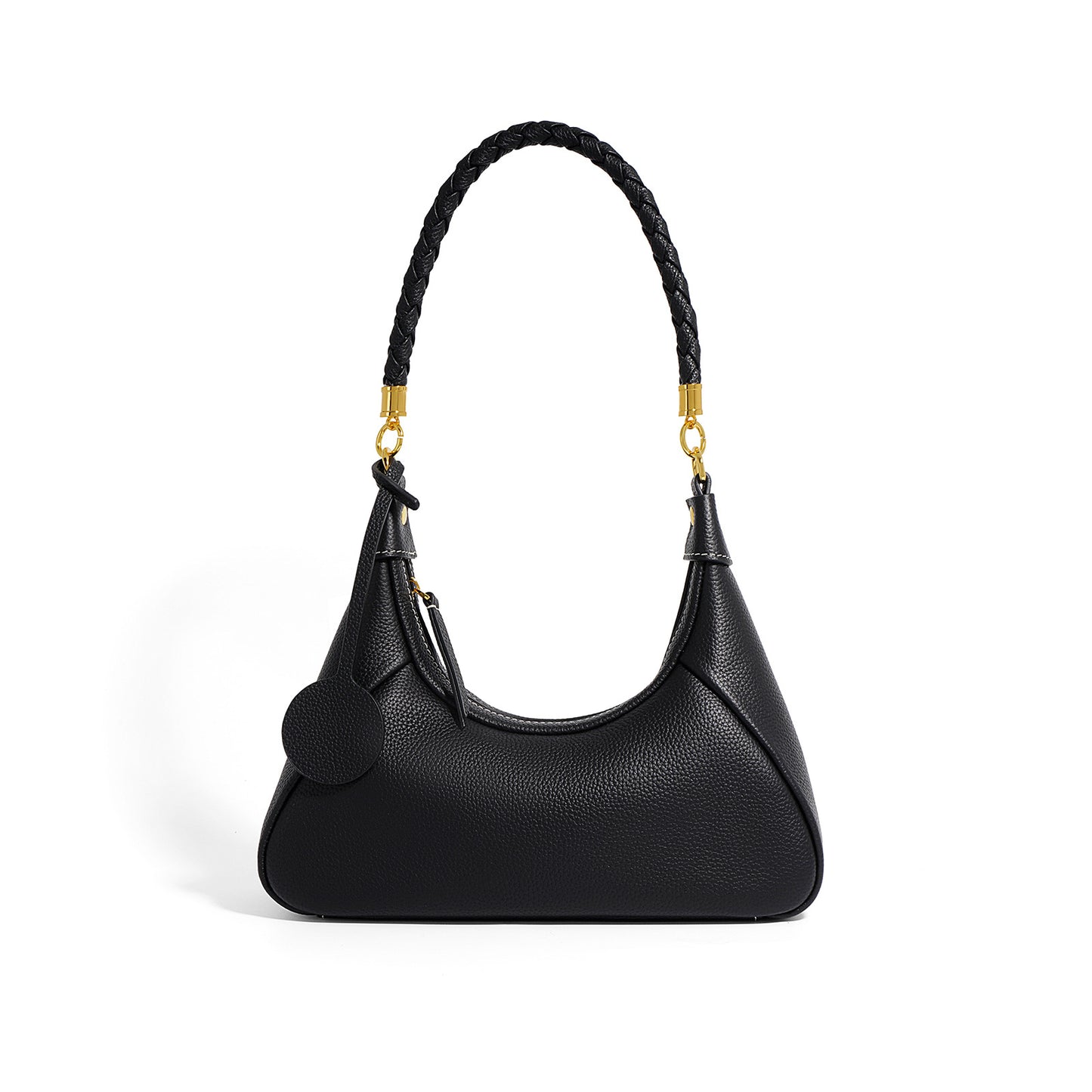 Li Ji | Original handmade genuine leather | High-quality half-moon versatile baguette bag No. m7509 