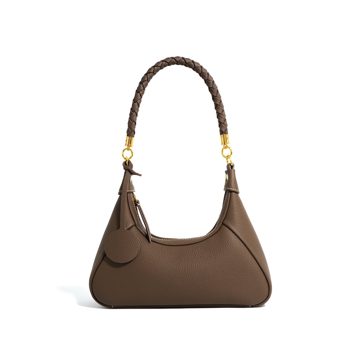 Li Ji | Original handmade genuine leather | High-quality half-moon versatile baguette bag No. m7509 