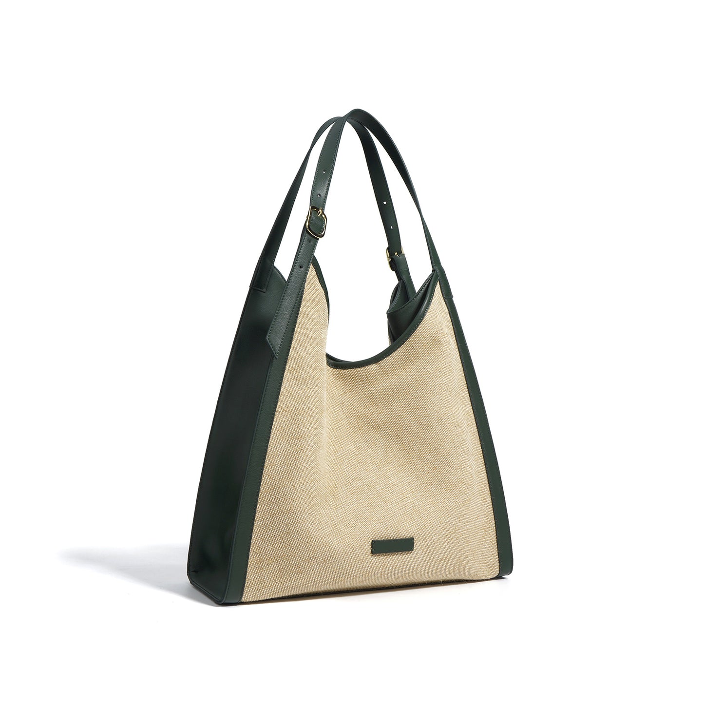 Li Ji | Original handmade genuine leather | Lazy style, cotton and linen texture, large capacity armpit bag No. m7907 