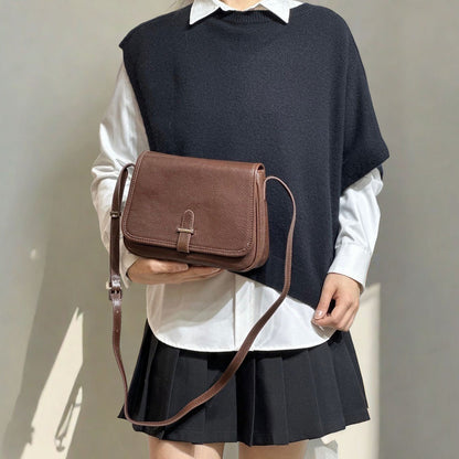 Li Ji | Original handmade genuine leather | Soft-touch vegetable tanned leather messenger bag No. 1131 