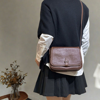 Li Ji | Original handmade genuine leather | Soft-touch vegetable tanned leather messenger bag No. 1131 