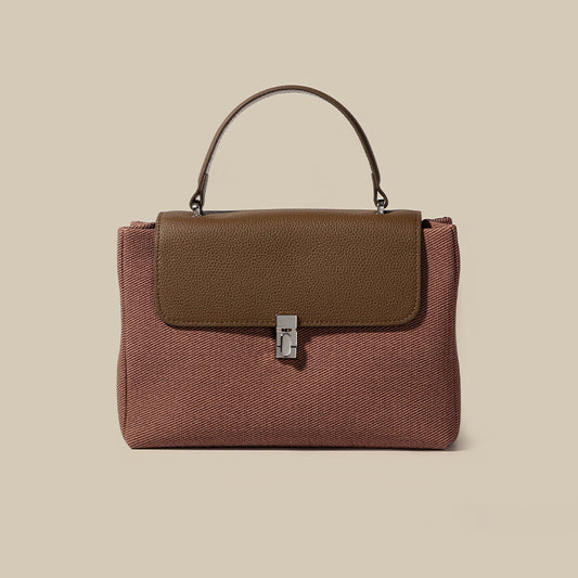 Li Ji | Original handmade leather | Simple handbag with high-end feel and temperament No. S9115 