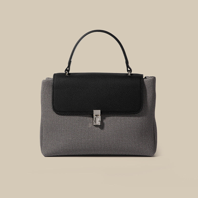 Li Ji | Original handmade leather | Simple handbag with high-end feel and temperament No. S9115 