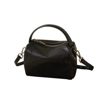 Li Ji | Original handmade genuine leather | Vegetable-tanned first-layer cowhide texture and small square bag No. 199 