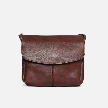 Li Ji | Original handmade genuine leather | Urban simple カジュアル small square bag No. T9211 