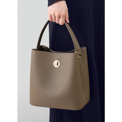 Li Ji | Original handmade leather | Elegant, soft and simple style tote bag No. V90584