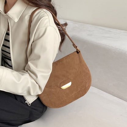 Li Ji | Original handmade genuine leather | Softness and texture, strong saddle bag No. w60018