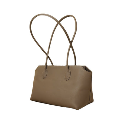 Li Ji | Original handmade genuine leather | Leather texture and elasticity, minimalist handbag No. w7015 