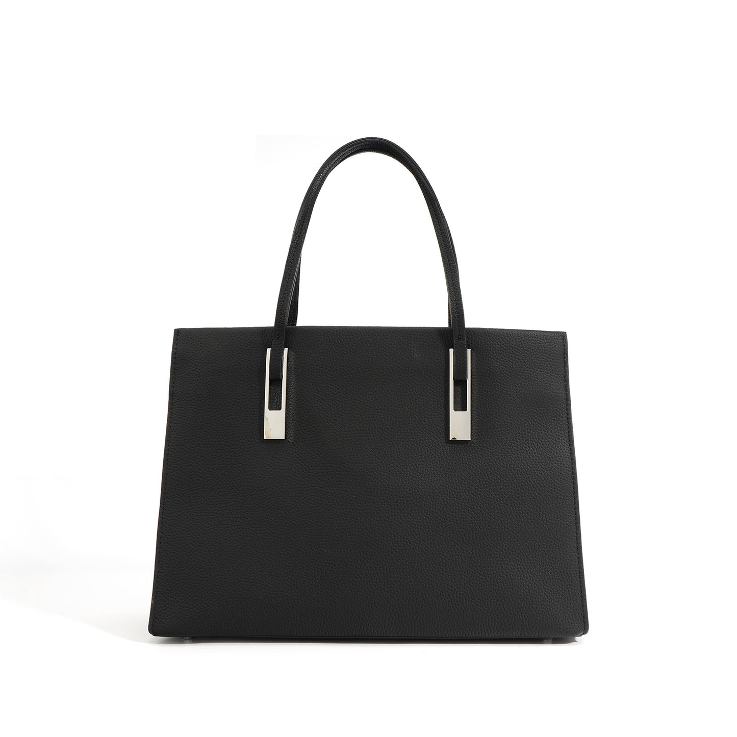 Li Ji | Original handmade genuine leather | Simple shape レデ large capacity first layer leather tote bag w7123