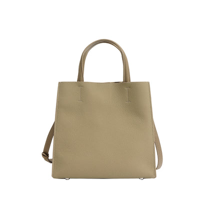 Li Ji | Original handmade genuine leather | Simple casual first-layer cowhide bucket bag No. w7152