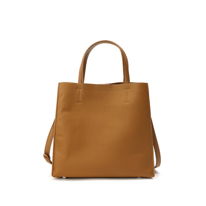 Li Ji | Original handmade genuine leather | Simple casual first-layer cowhide bucket bag No. w7152