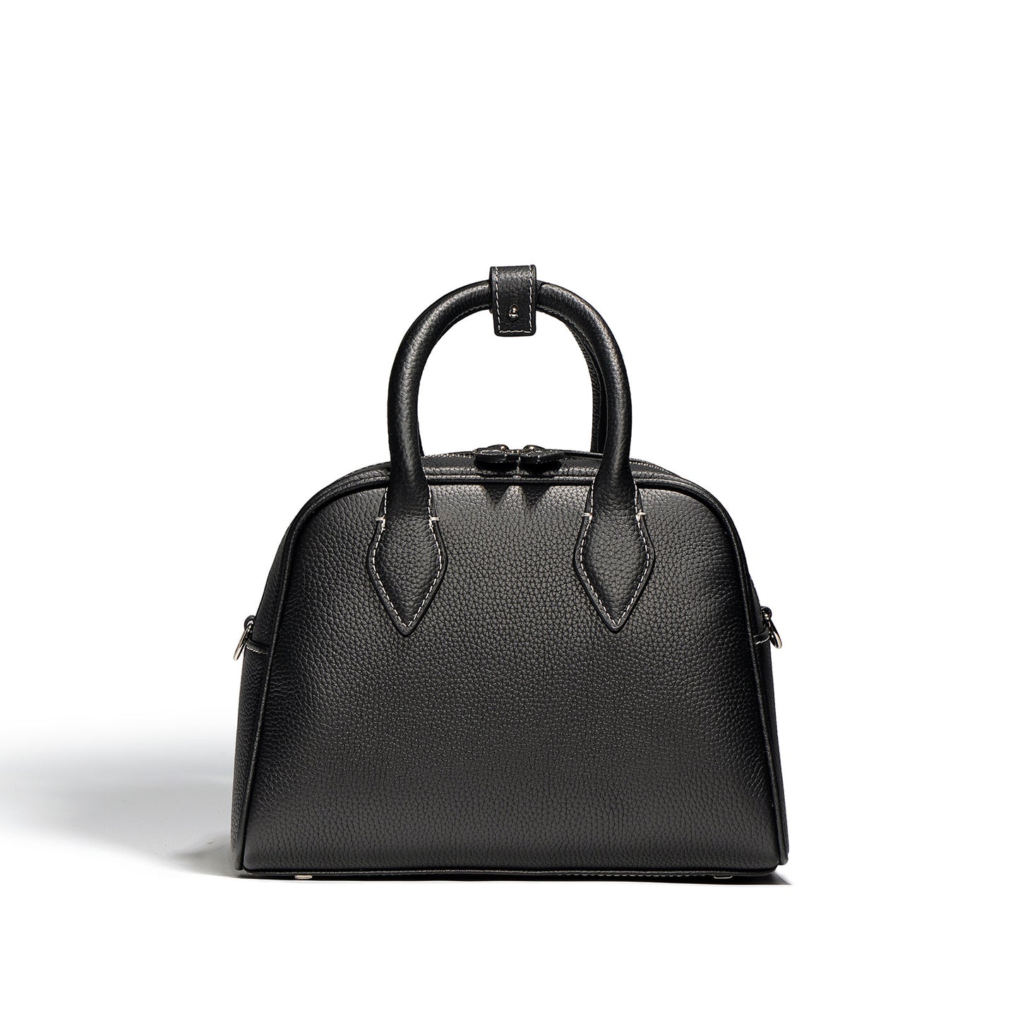 Li Ji | Original handmade genuine leather | The shape is natural and the thread is Boston handbag w9060 