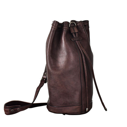 Li Ji | Original leather handmade | Men's bucket bag, cool and trendy! No. 8234 