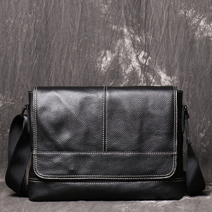 Li Ji | Original leather handmade | Retro rough grain shoulder bag No. 1002-1 