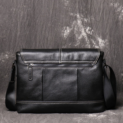 Li Ji | Original leather handmade | Retro rough grain shoulder bag No. 1002-1 