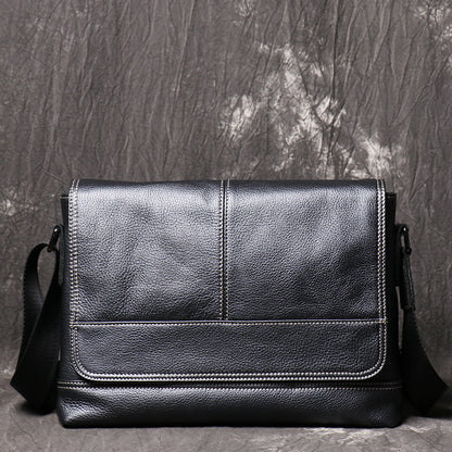 Li Ji | Original leather handmade | Retro rough grain shoulder bag No. 1002-1 