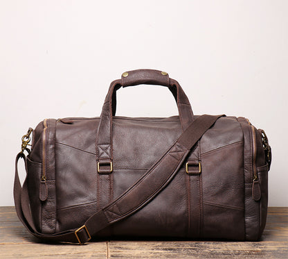 Li Ji | Retro nubuck leather luggage bag No. 1219-1 