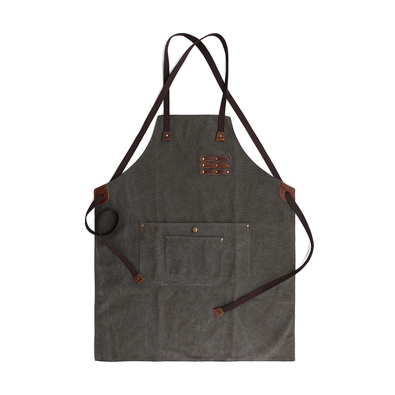 Li Ji | Original handmade leather | Vintage CLASSIC craftsman apron No. 5792