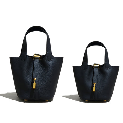 Li Ji | Original Genuine Leather | Spring Ancestor's Versatile Bucket Bag No. 700258