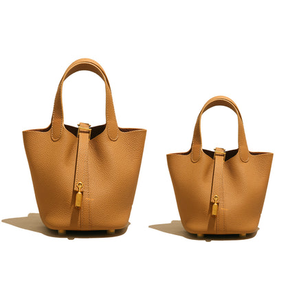 Li Ji | Original Genuine Leather | Spring Ancestor's Versatile Bucket Bag No. 700258