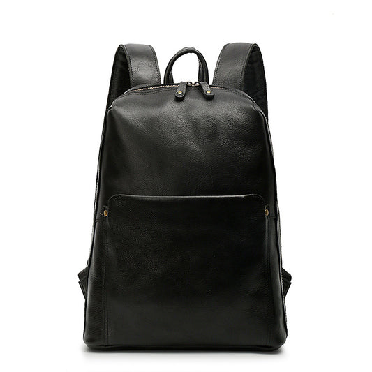 Li Ji | Original handmade leather | Soft back retro backpack No. 8718