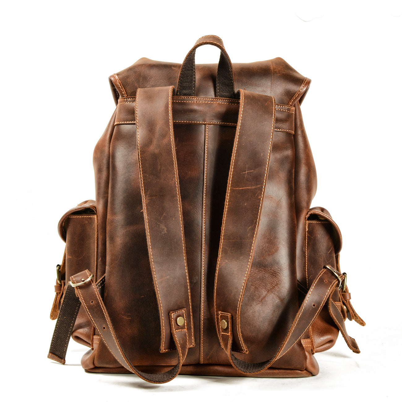 Li Ji | Original leather handmade | European and American outdoor travel and mountaineering backpack No. 9508-3