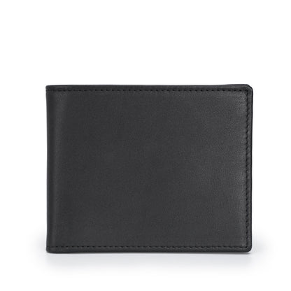 Li Ji | Original Genuine Leather | Napa Pattern Short Wallet Business Simple Wallet No. 4099 