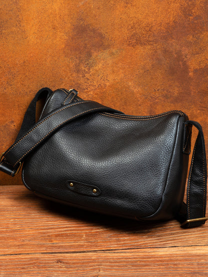 Li Ji | Original handmade | Saddle-shaped leather shoulder bag No. 5111 