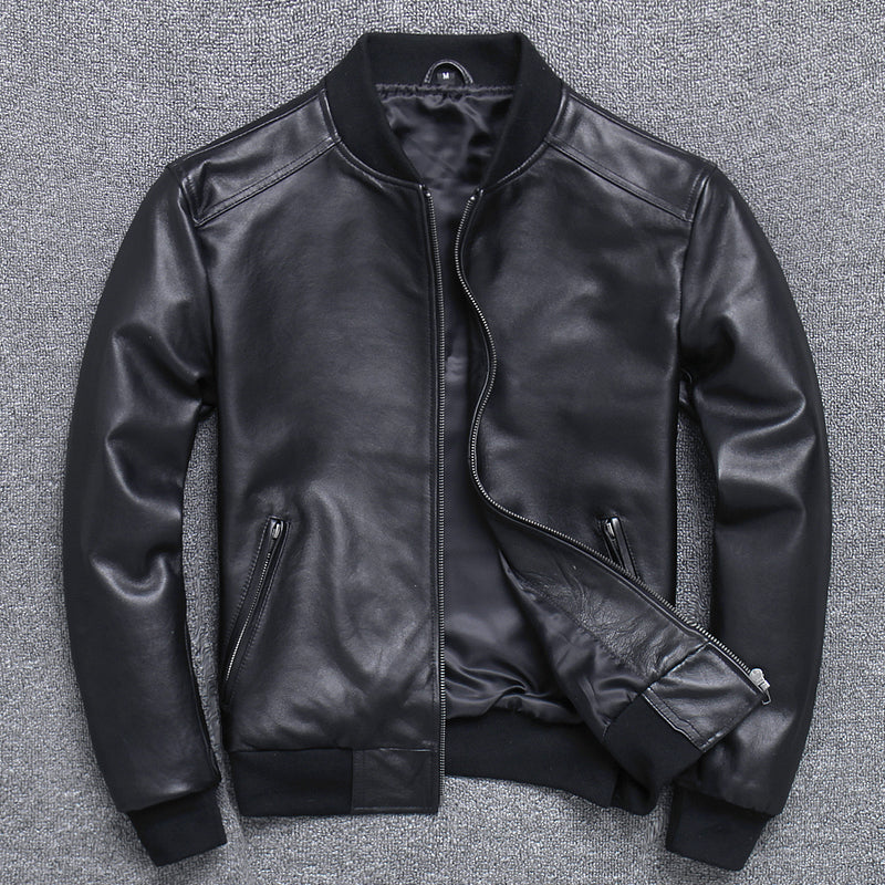 Lee Kee | [Sheep Leather] | Sheep Leather Jacket Baseball Uniform No. 352Y