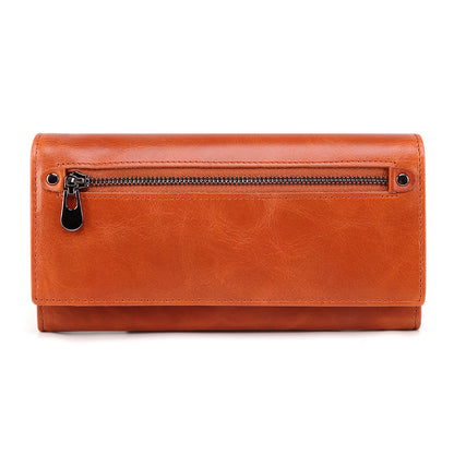 Li Ji | Original handmade genuine leather | Multi-card slot wallet rfid Wallet Wallet No. 9366