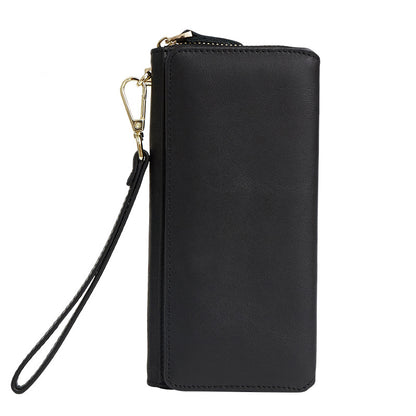 Li Ji | Original handmade | First-layer cowhide genuine leather RFID anti-magnetic multi-card slot Wallet long wallet No. 9376