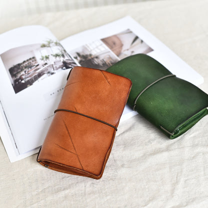 Li Ji | Original handmade leather | Books/five-page wallet bag No. 198 