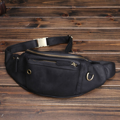 Li Ji | Original handmade | Genuine leather chest bag No. Y055